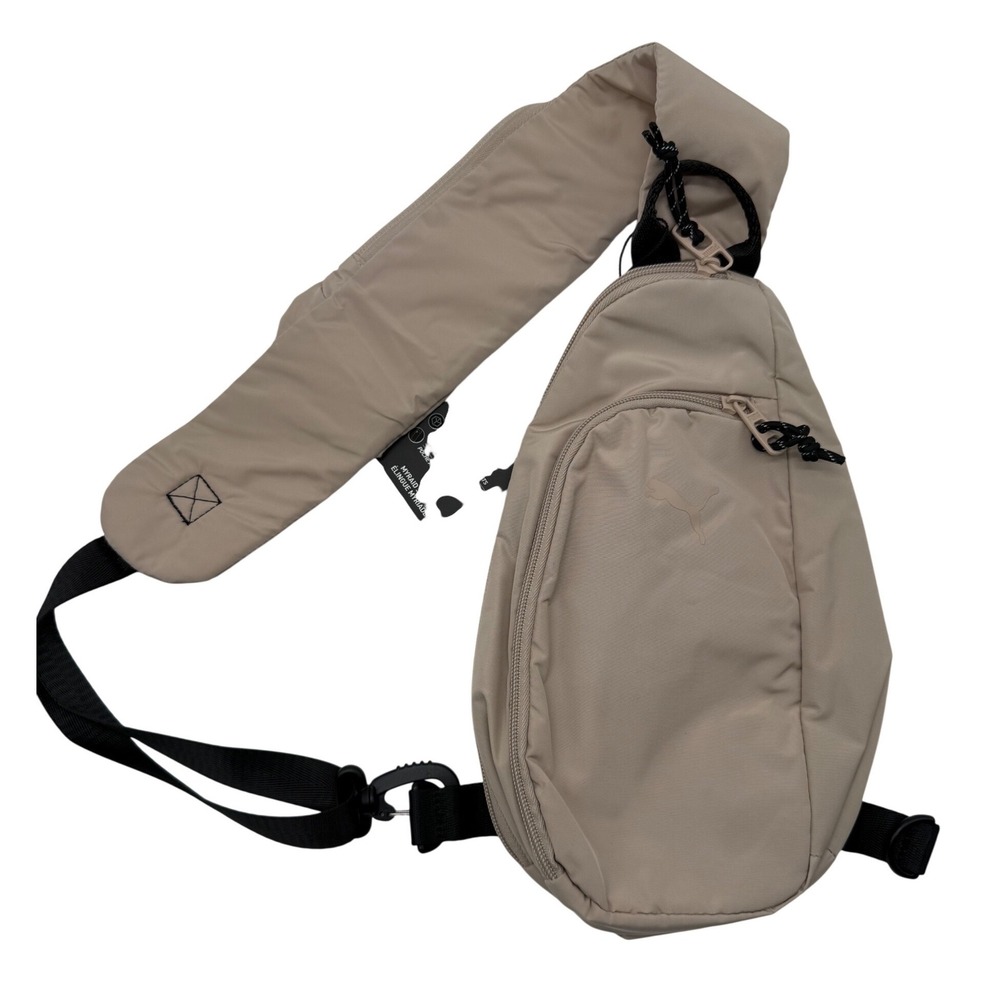 Puma Myraid Sling Bag LBeige Adjustable Crossbody Backpack PS2-2201BFFB1-27